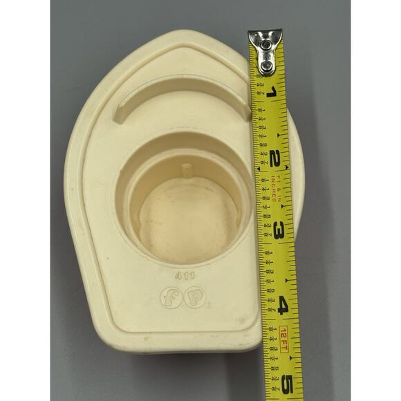 Vintage Fisher Price #411 Floating Red White Boat - Picture 7 of 8